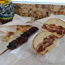 Hot Pastrami Sandwich