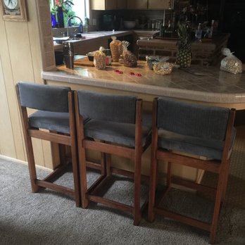 Highlands Upholstery - The new fabric and repairs to my bar stools is wonderful. Thank you. - Furniture Reupholstery Near Me - North Highlands, California Highlands Upholstery - The new fabric and repairs to my bar stools is wonderful. Thank you. - Furniture Reupholstery Near Me - North Highlands, California