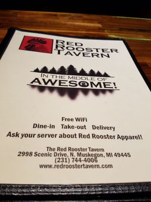 Menu photo 1 Red Rooster Tavern Muskegon, MI Menu photo 1 Red Rooster Tavern Muskegon, MI