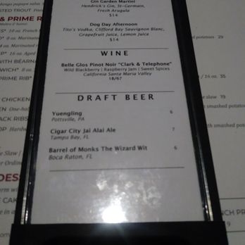 J. Alexander's - Menu - New American Near Me - Ft. Lauderdale, Florida
