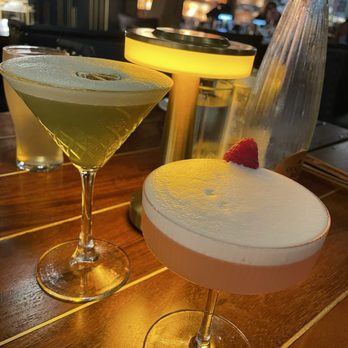 Piedra Santa - Matcha martini and raspberry mezcal - Steakhouses Near Me - San Diego, California