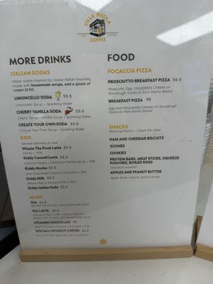 Menu photo 1 Villa Meola Coffee Gilbert, AZ