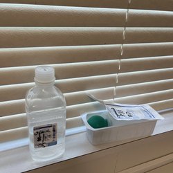 St Vincents Nursing Home - Feeding tube supplies on the windowsill