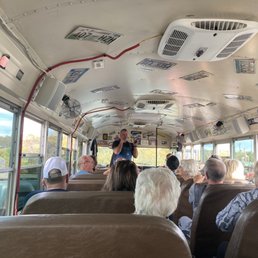 Inside the bus