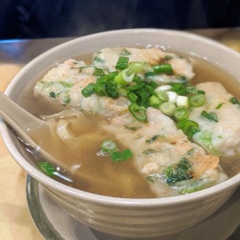 Mike's Noodle House - Homemade fish cake noodle soup. So good. - Cantonese Near Me - Seattle, Washington