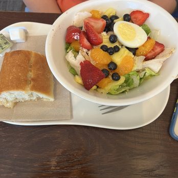 Panera Bread - Strawberry poppyseed chicken salad with added egg and bread side. - Sandwiches Near Me - West St Paul, Minnesota Panera Bread - Strawberry poppyseed chicken salad with added egg and bread side. - Sandwiches Near Me - West St Paul, Minnesota