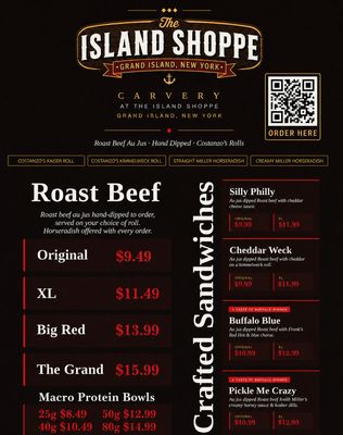 Menu photo 1 The Island Shoppe Grand Island, NY