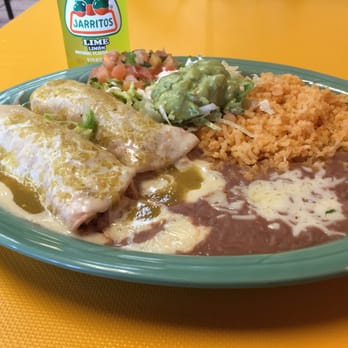 Taqueria Davis - Chile verde chicken enchiladas. And yes l, you must always order the Limon Jarritos! - Mexican Near Me - Davis, California Taqueria Davis - Chile verde chicken enchiladas. And yes l, you must always order the Limon Jarritos! - Mexican Near Me - Davis, California