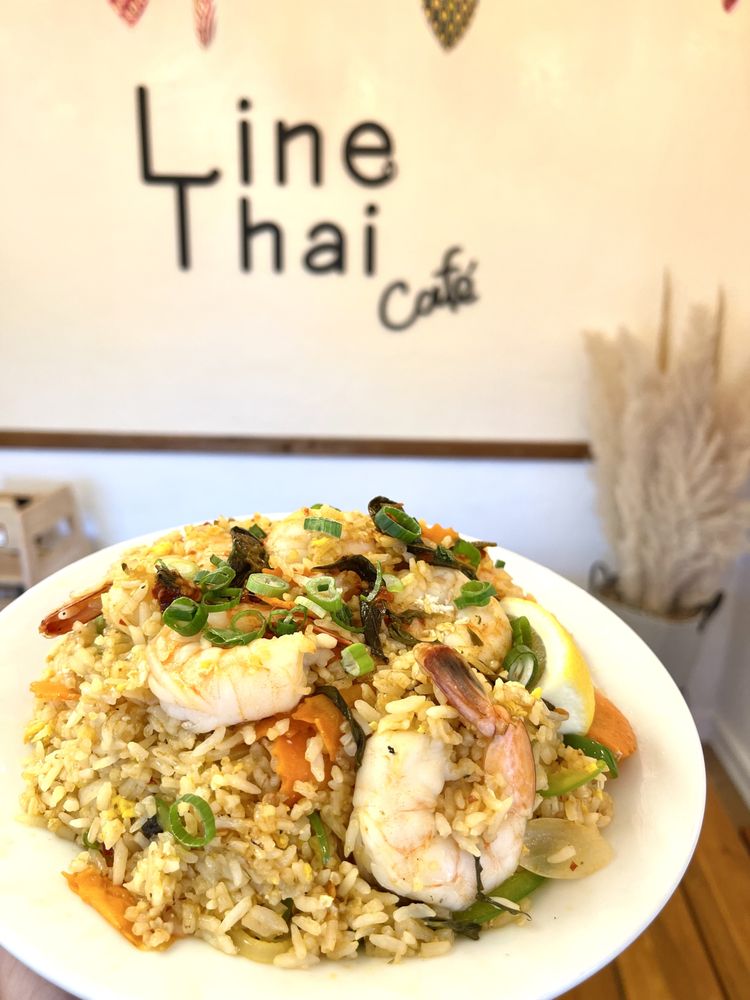 Food from Line Thai Cafe