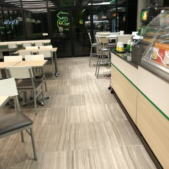 Subway - an empty subway restaurant with tables and chairs - Sandwiches Near Me - Winnsboro, Louisiana