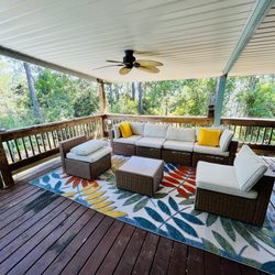 Gulf Shores / Pensacola West KOA - Treehouse cabin patio