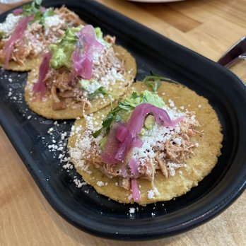 Roca - Tinga de Pollo, shredded chicken - pickled onion - cotija - avocado - cilantro - Latin American Near Me - Kalamazoo, Michigan
