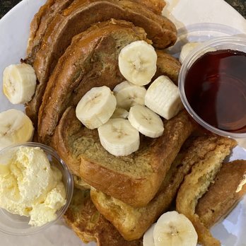 The Cracked Egg - Peanut butter, & cream cheese stuffed French toast - Breakfast & Brunch Near Me - Henderson, Nevada The Cracked Egg - Peanut butter, & cream cheese stuffed French toast - Breakfast & Brunch Near Me - Henderson, Nevada