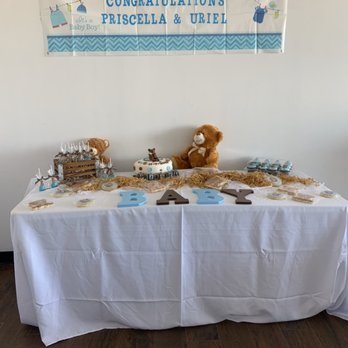 Social Corner DFW - Baby shower table display put together by the venue - Venues & Event Spaces Near Me - Lewisville, Texas Social Corner DFW - Baby shower table display put together by the venue - Venues & Event Spaces Near Me - Lewisville, Texas