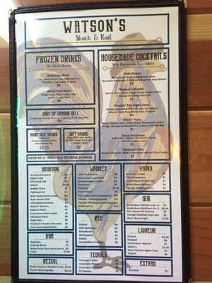 Menu photo 8 Watson's Shack & Rail Champaign, IL Menu photo 8 Watson's Shack & Rail Champaign, IL