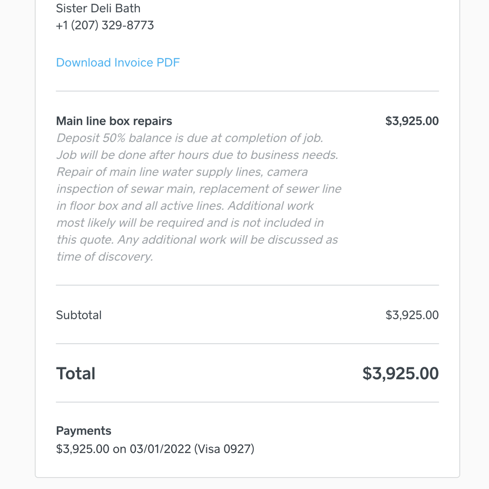 Murphy Plumbing - Proof we paid Sean 1 week ago and he has yet to return our deposit, no work was done. SCAM. - Plumbing Near Me Murphy Plumbing - Proof we paid Sean 1 week ago and he has yet to return our deposit, no work was done. SCAM. - Plumbing Near Me