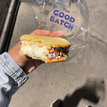 The Good Batch - Confetti Cake Ice Cream Sandwich - Bakeries Near Me - Brooklyn, New York