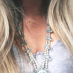 Custom Zuni squash blossom Custom Zuni squash blossom