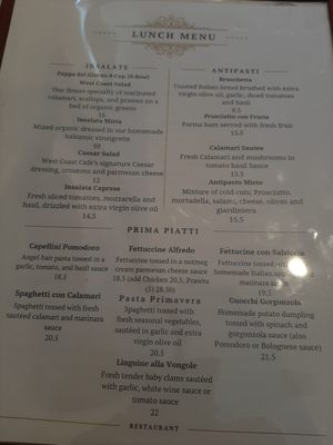 Menu photo 5 West Coast Cafe San Bruno, CA Menu photo 5 West Coast Cafe San Bruno, CA