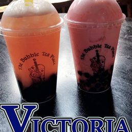 Mekong tea and cotton candy milk tea. Neither were very good.