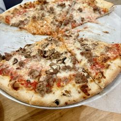PizzaVino NoCo Italiano - The Jimbo ( with mushrooms only on half)
