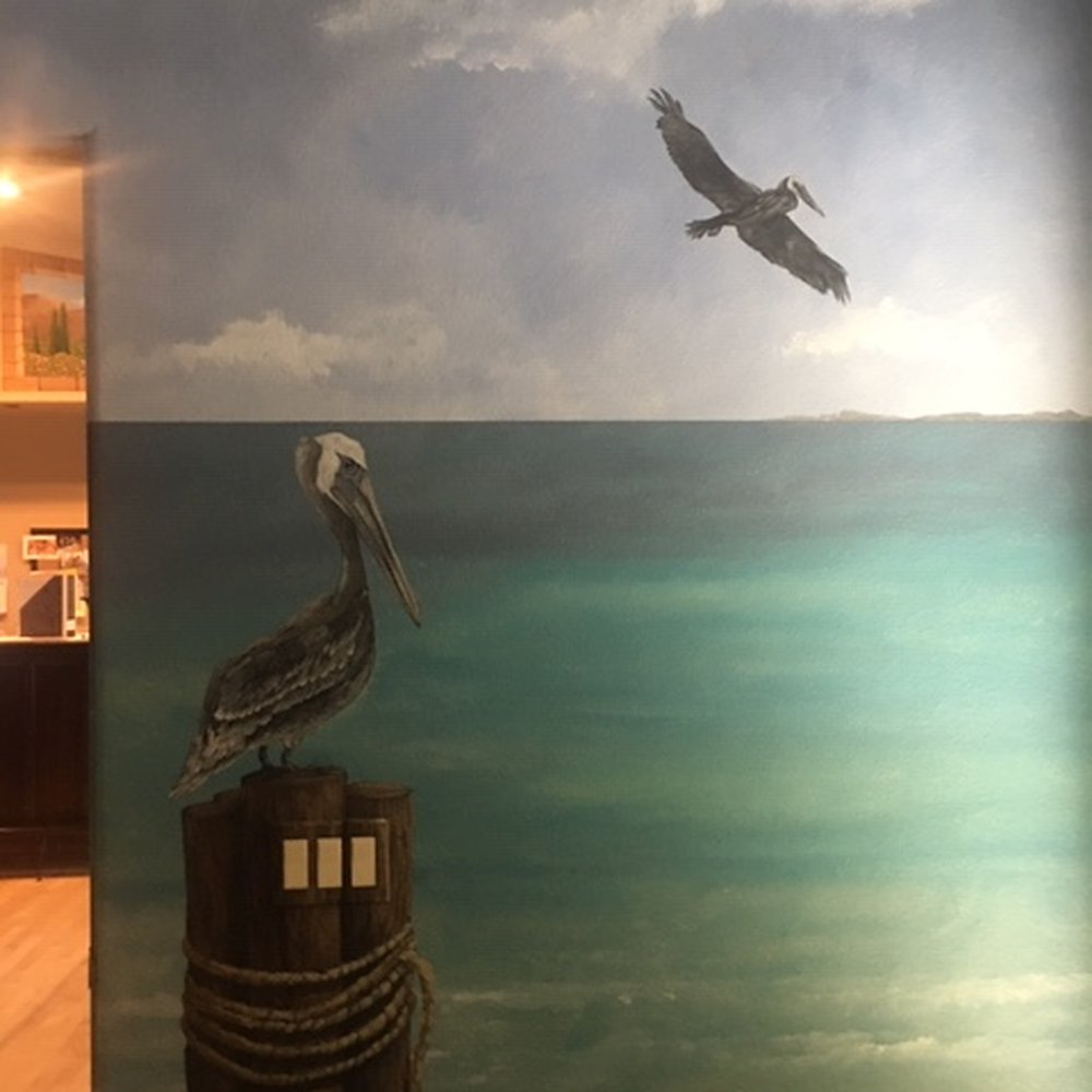 Shell World - Bathroom wall mural - Gift Shops Near Me - Key Largo, Florida Shell World - Bathroom wall mural - Gift Shops Near Me - Key Largo, Florida