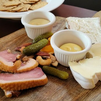 The Drunken Horse - Smoked duck, Brie cheese, Truffle Tamor cheese - Wine Bars Near Me - St. Augustine, Florida The Drunken Horse - Smoked duck, Brie cheese, Truffle Tamor cheese - Wine Bars Near Me - St. Augustine, Florida
