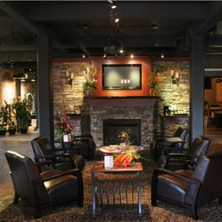 Urbanna Natural Spa Salon & Wine - Urbanna's lobby is spacious with reception, makeup and an elevator shaft full of delicious Washington Wines