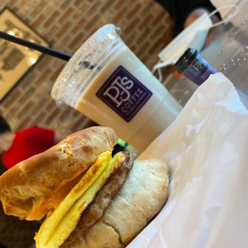PJ's Coffee - Maple sausage egg and cheese - Coffee & Tea Near Me - Ridgeland, South Carolina