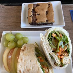 Alaska Airlines - Spicy tofu wrap 1st class option