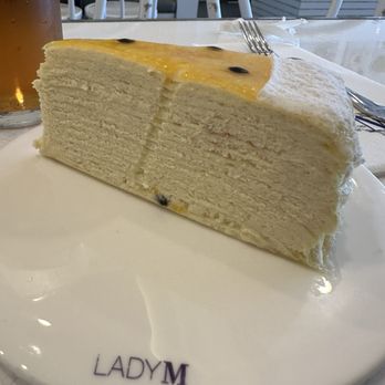 Lady M Cake Boutique - Passion fruits layered cake - Desserts Near Me - Irvine, California Lady M Cake Boutique - Passion fruits layered cake - Desserts Near Me - Irvine, California