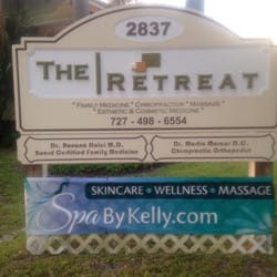 SpaByKelly - Spa is located at The Retreat. Look for this sign and the green house. Plenty of parking too.