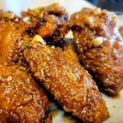 Photo of Hearty K-Bop - Battle Ground, WA, United States. Soy garlic wings