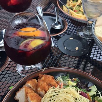Joe’s Waterfront - Back Bay Sangria and Honey Chicken salad - Burgers Near Me - Boston, Massachusetts