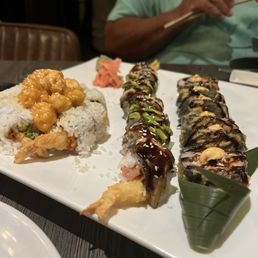 3 specialty roll dinner 3 specialty roll dinner
