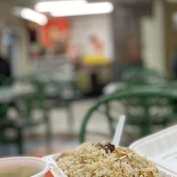 Tasty Veggie Kitchen - Veggie meat fried rice with ginger $13. 勁薑素炒飯 - Vegetarian Near Me - Richmond, British Columbia Tasty Veggie Kitchen - Veggie meat fried rice with ginger $13. 勁薑素炒飯 - Vegetarian Near Me - Richmond, British Columbia