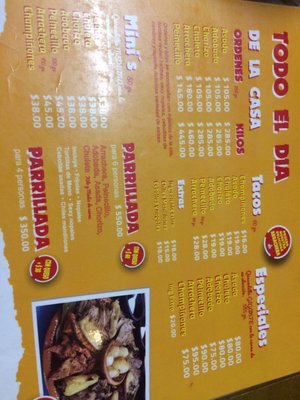 Menu photo 2 Don Julio Manzanillo, COL