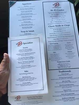 Menu photo 7 Mr. B's - A Bartolotta Steakhouse Brookfield, WI