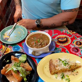 Jacques-Imo's Cafe - Crab stuffed Shrimp , Alligator Sausage Cheesecake, & duck gumbo - Cajun/Creole Near Me - New Orleans, Louisiana Jacques-Imo's Cafe - Crab stuffed Shrimp , Alligator Sausage Cheesecake, & duck gumbo - Cajun/Creole Near Me - New Orleans, Louisiana