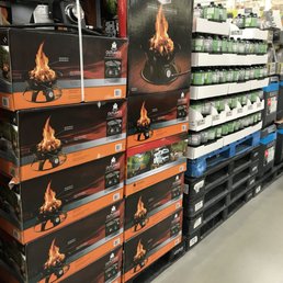 Spring products already staged in stores