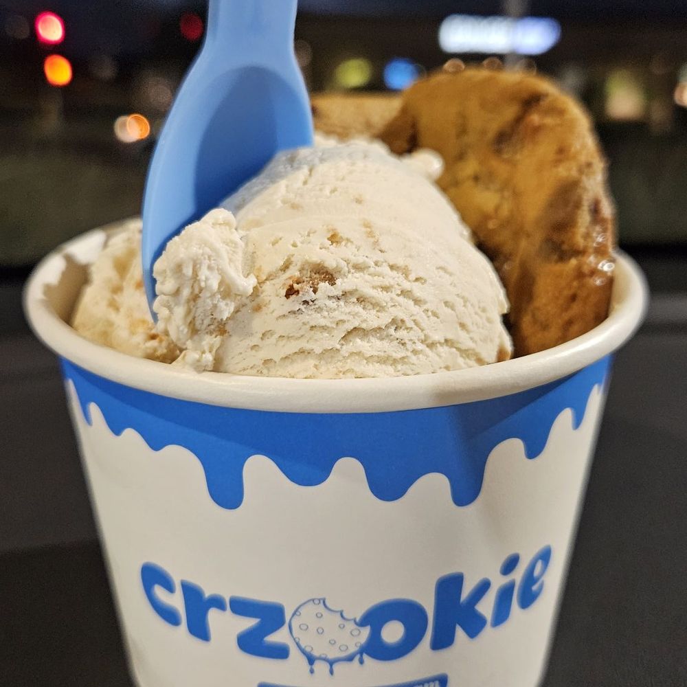 Crzookie - Salted Caramel Cookie with Cookie Butter ice cream. - Desserts Near Me - Huntington Beach, California