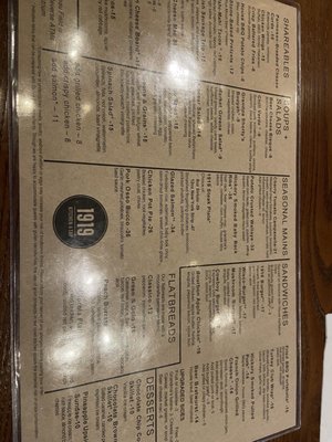 Menu photo 8 1919 Kitchen & Tap Green Bay, WI Menu photo 8 1919 Kitchen & Tap Green Bay, WI