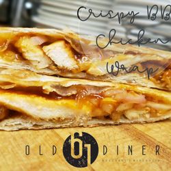 Old 61 Diner - Our #1 seller. Crispy Chicken BBQ Wrap.