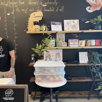 Rebel Teahouse - Decor, more art, and a quote. A Filipino bakery was also popping up. - Bubble Tea Near Me - Decatur, Georgia Rebel Teahouse - Decor, more art, and a quote. A Filipino bakery was also popping up. - Bubble Tea Near Me - Decatur, Georgia