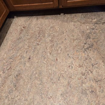 Frick Flooring And Installation - Closeup of new marmoleum - Flooring Near Me