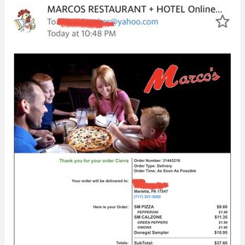 Marco's Restaurant & Pizzeria - the menu - Pizza Near Me - Marietta, Pennsylvania