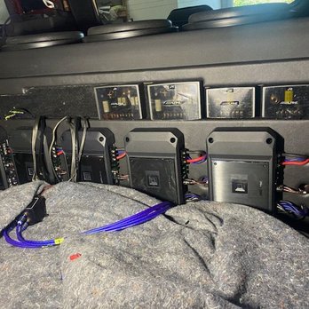 Advanced Stereo Motor Sports - A couple of amps to tune - Car Stereo Installation Near Me - Riverside, California