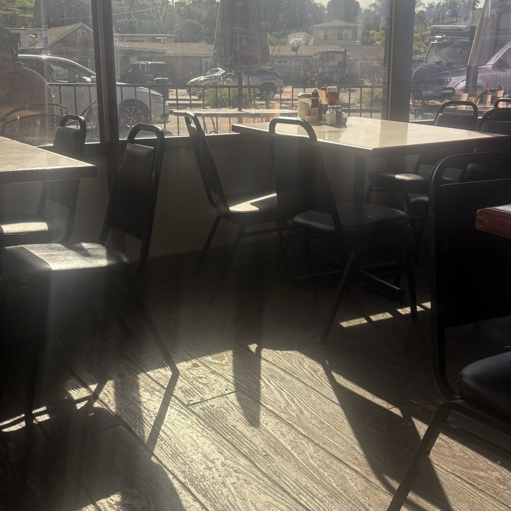 Shirley's Kitchen - Dining room view of patio seating - Diners Near Me - La Mesa, California Shirley's Kitchen - Dining room view of patio seating - Diners Near Me - La Mesa, California