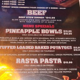Menu Menu