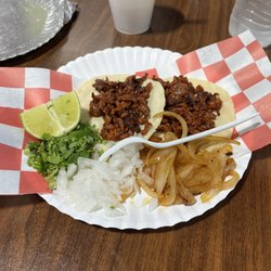 I got two trompo tacos. Hit the spot and didn't break the bank.